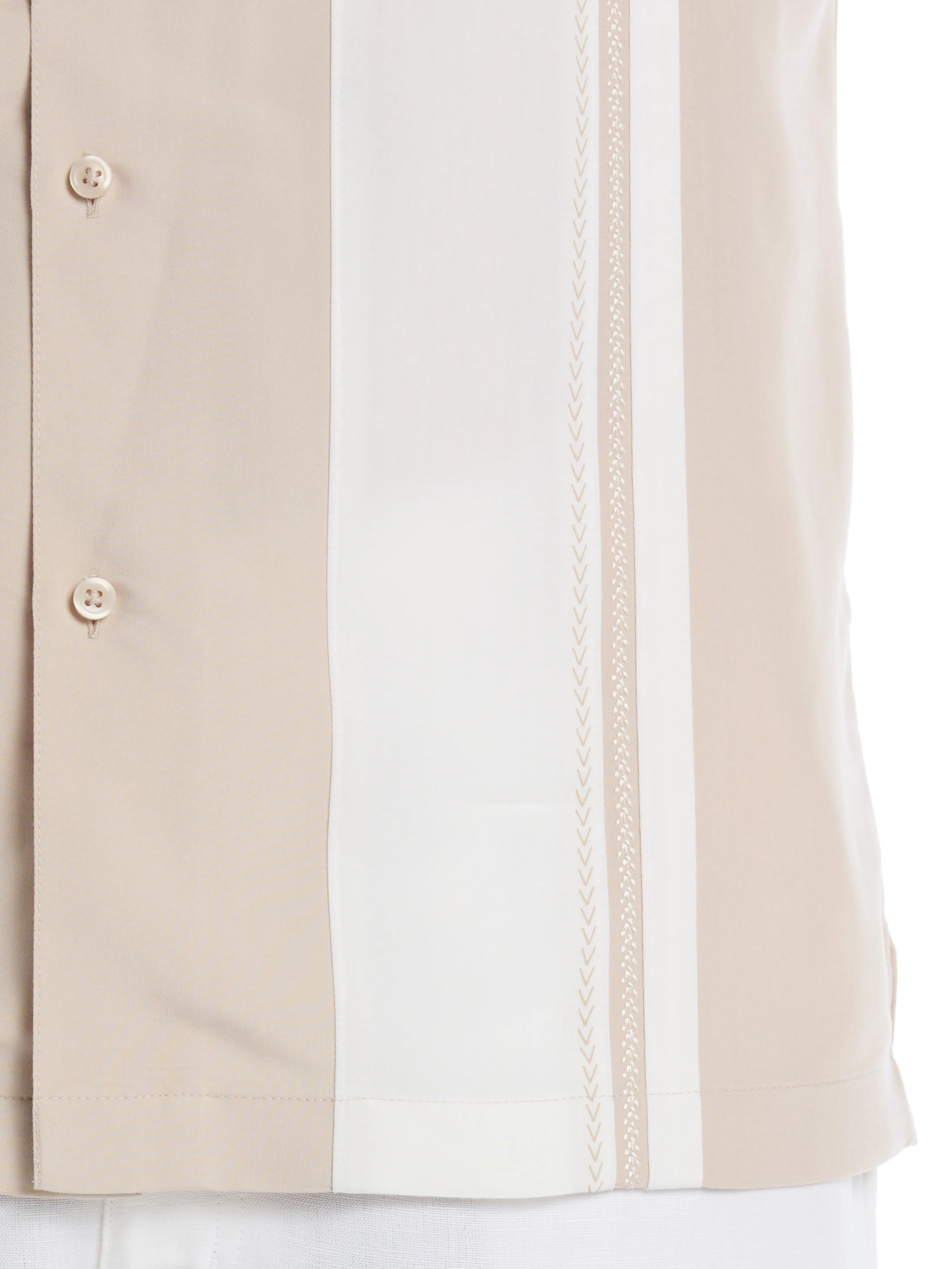 Color Block Panel Shirt sold by Perry Ellis
