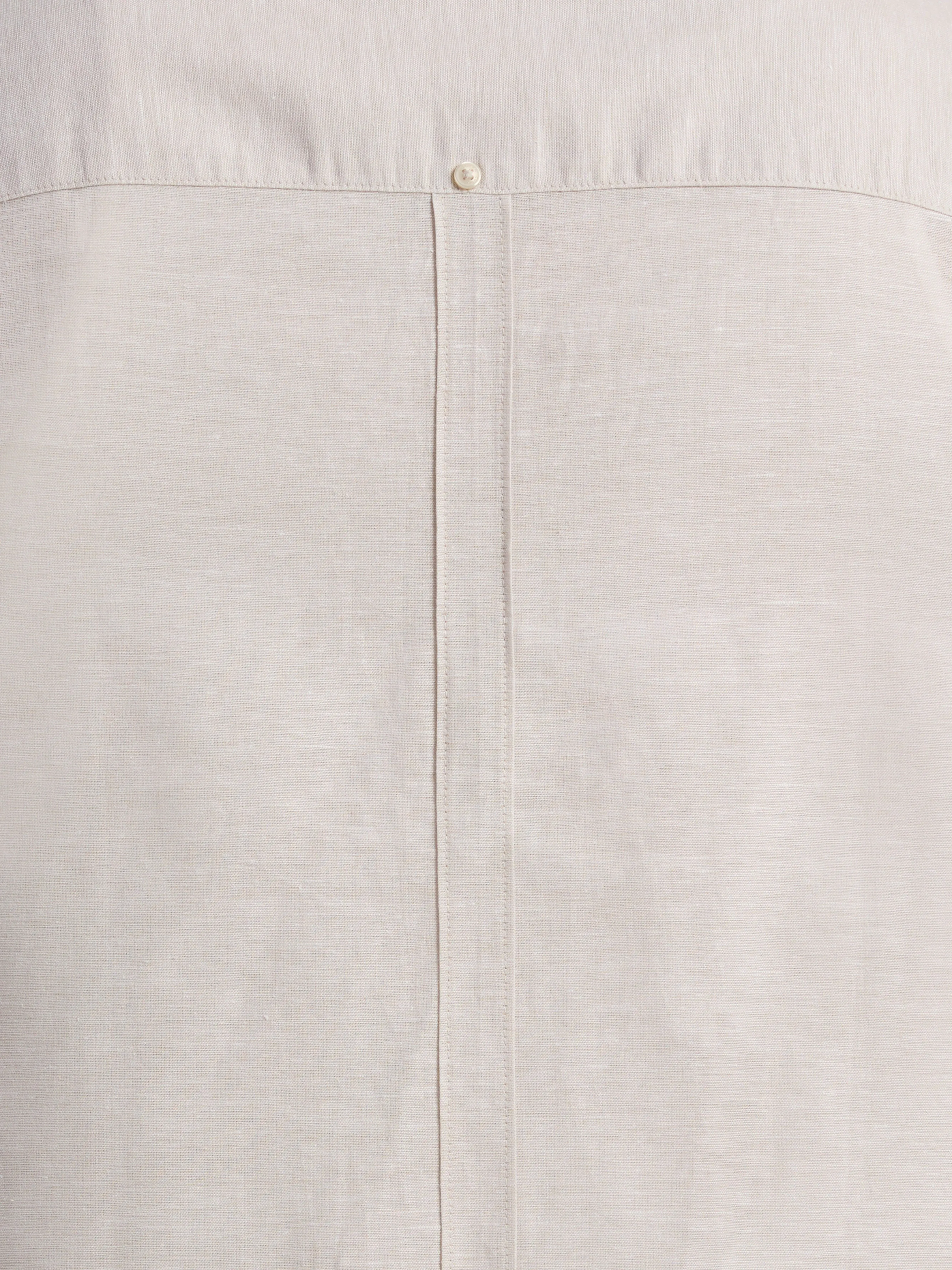 Big & Tall Linen Blend Guayabera Shirt sold by Perry Ellis product image thumbnail 3
