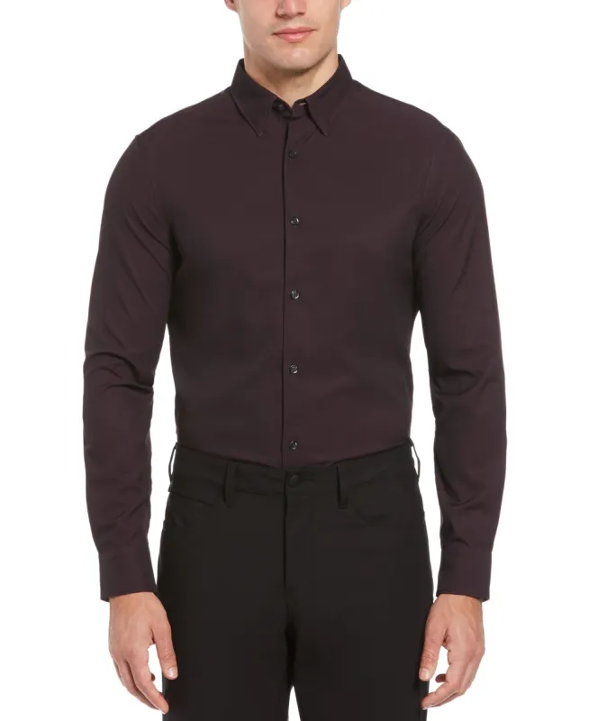 Slim Fit Net Stretch Shirt sold by Perry Ellis