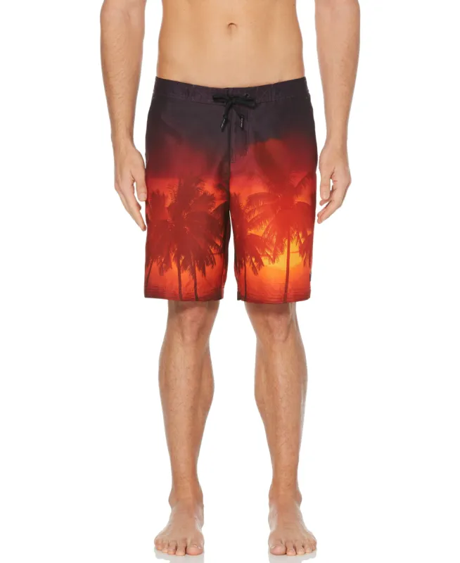 Sunset Swim Shorts sold by Perry Ellis