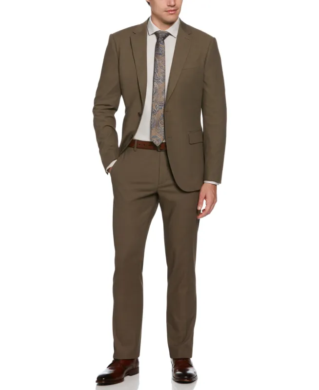 Slim Fit Mushroom Grey Louis Suit sold by Perry Ellis