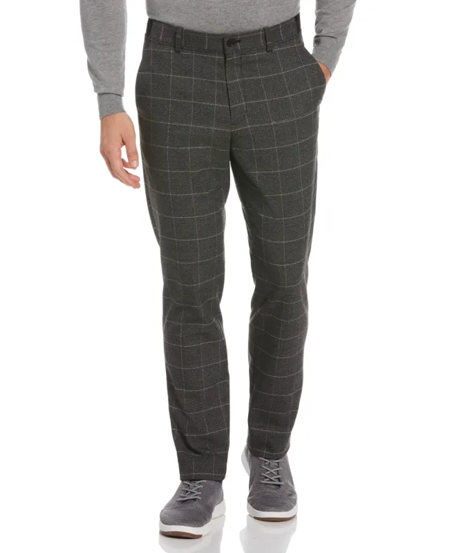 Slim Fit Tweed Flat Front Pant sold by Perry Ellis