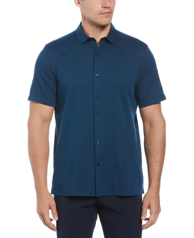 Short Sleeve Dobby Shirt sold by Perry Ellis