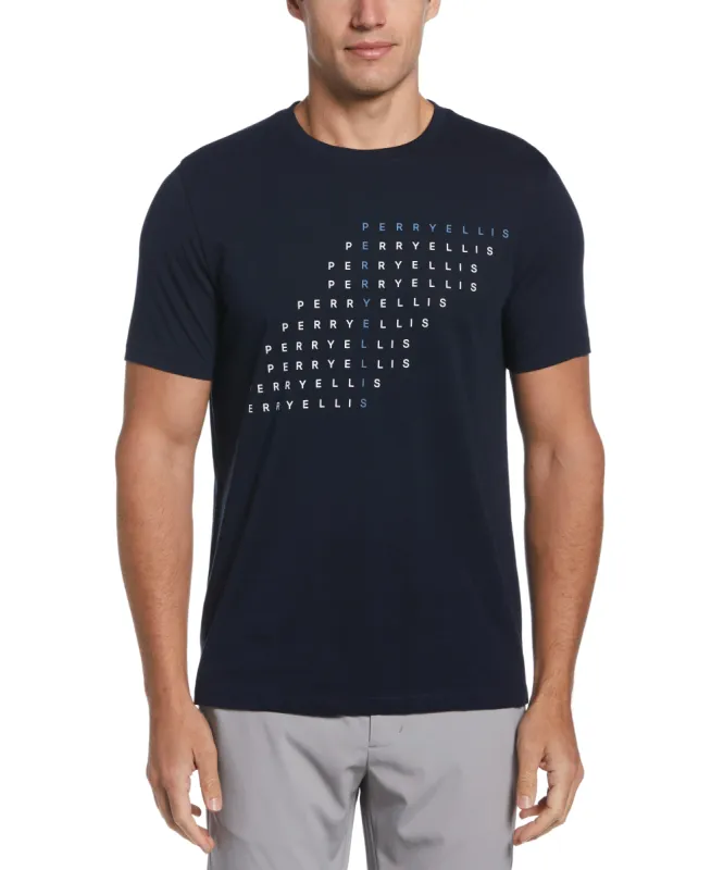 Logo Cotton Tee sold by Perry Ellis
