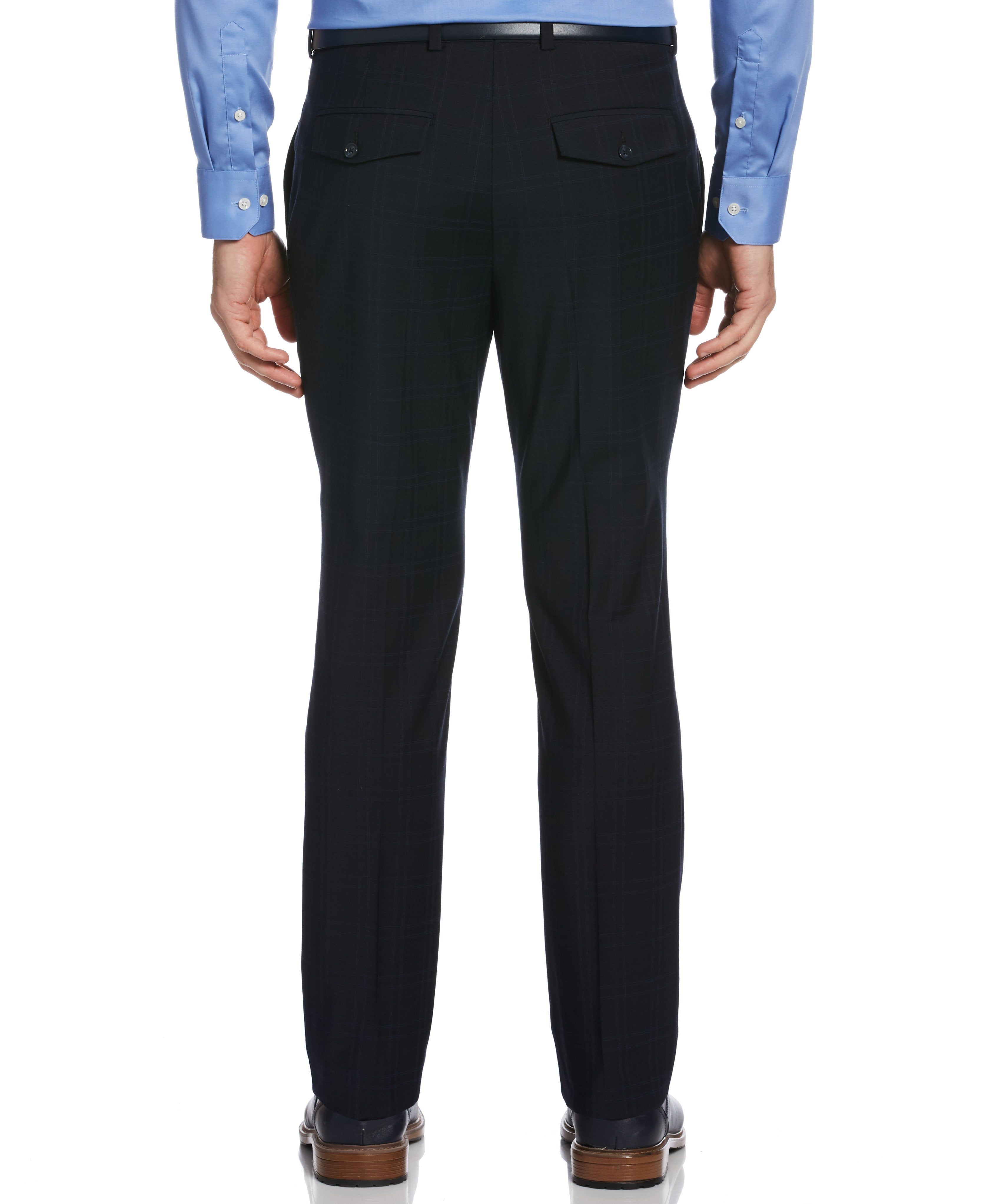 Slim Fit Wool Blend Plaid Suit Pant sold by Perry Ellis product image thumbnail 2