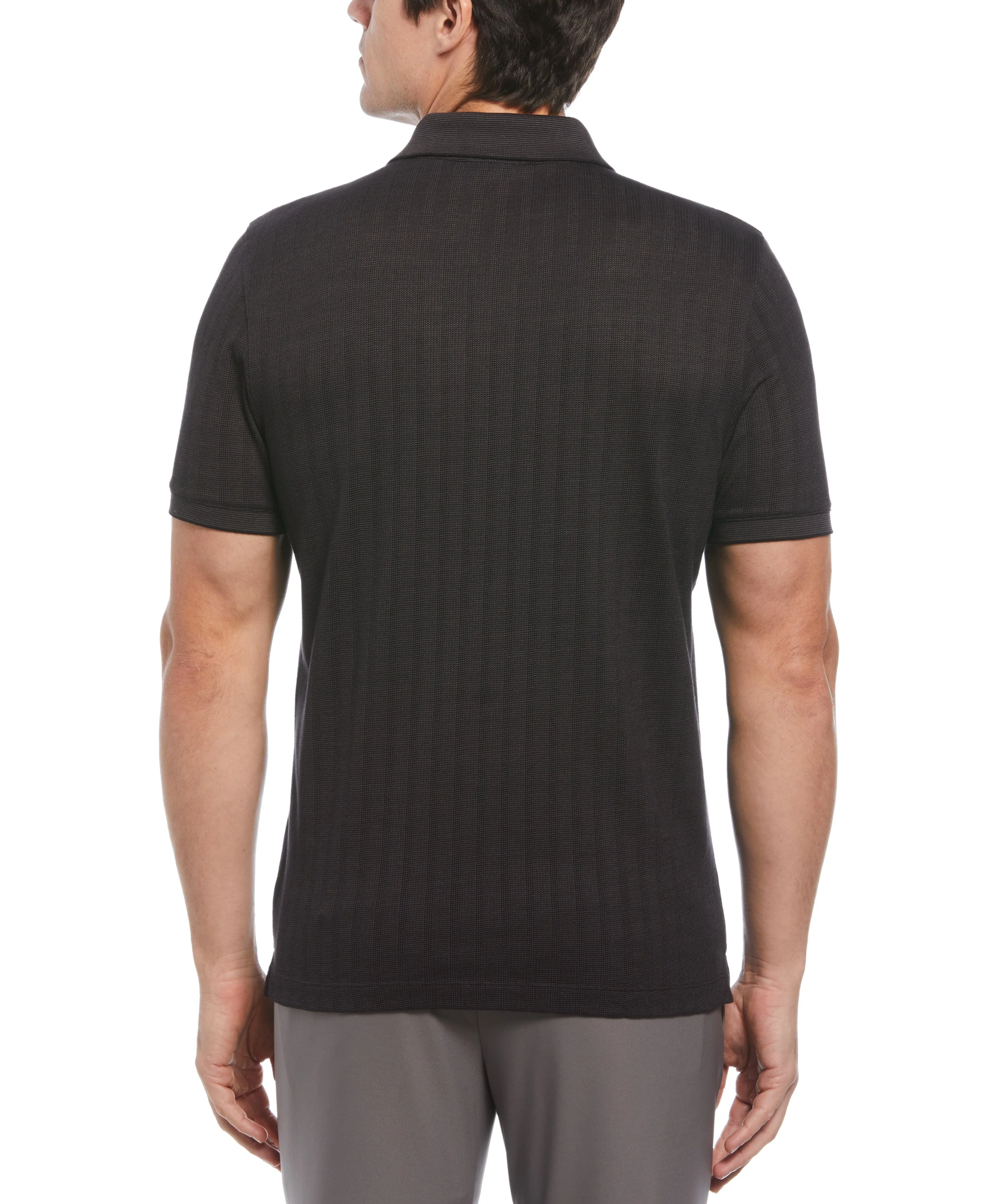 Textured Striped Polo sold by Perry Ellis product image thumbnail 2