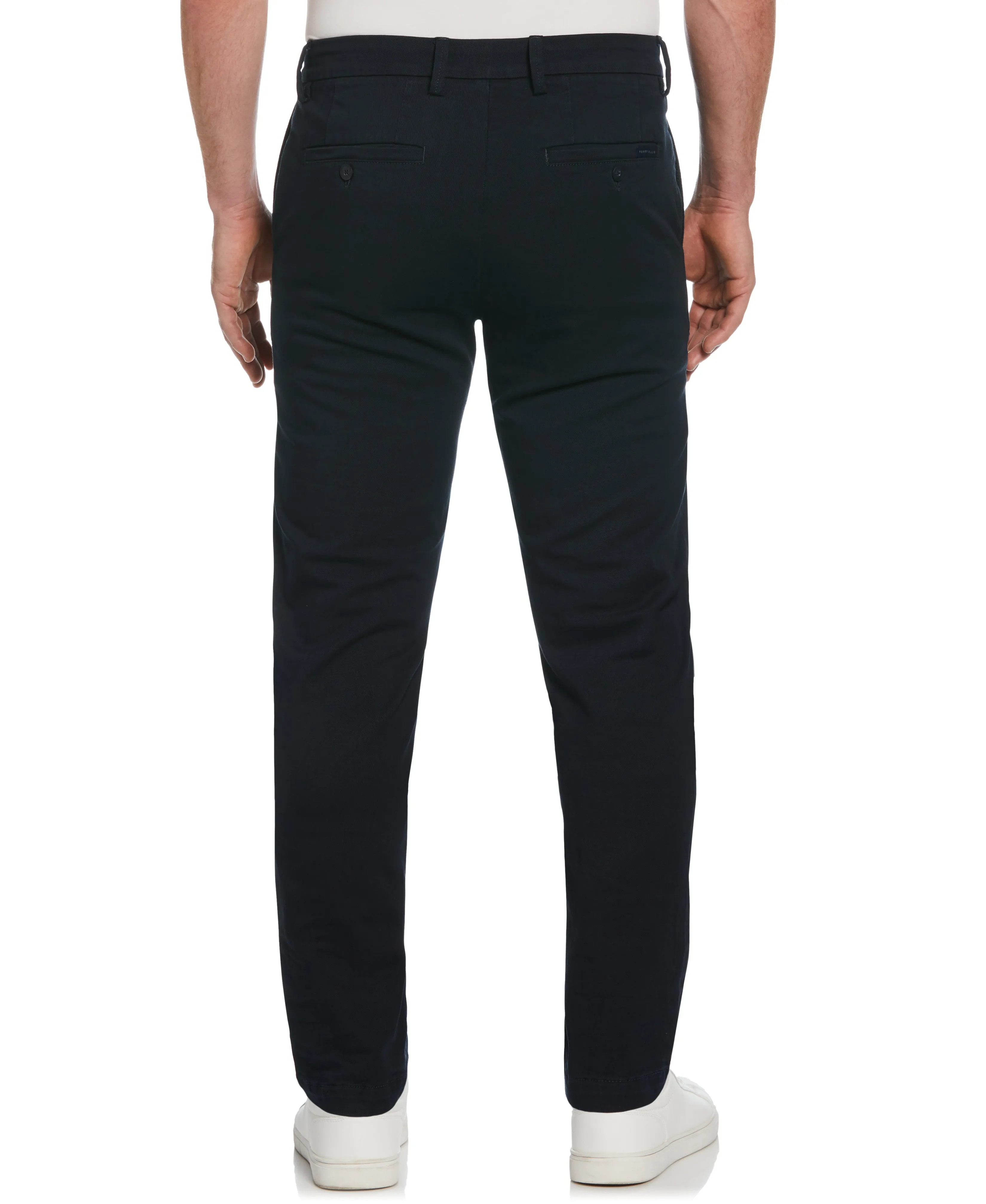 Slim Fit Dyed Solid Twill Chino Pant sold by Perry Ellis product image thumbnail 2