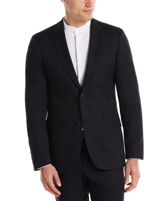 Two Tone Plaid Suit Jacket sold by Perry Ellis