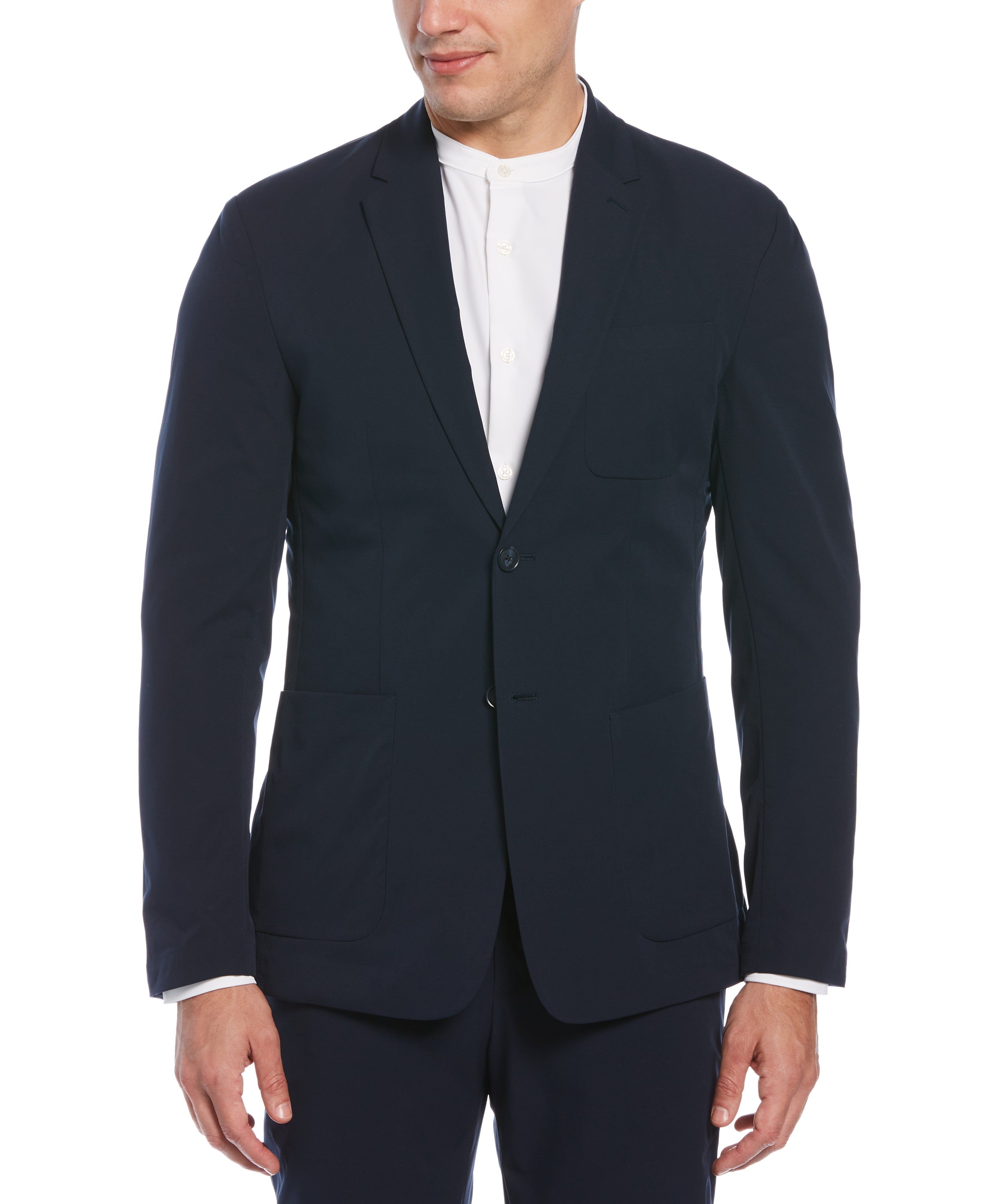 Very Slim Solid Tech Suit Jacket sold by Perry Ellis