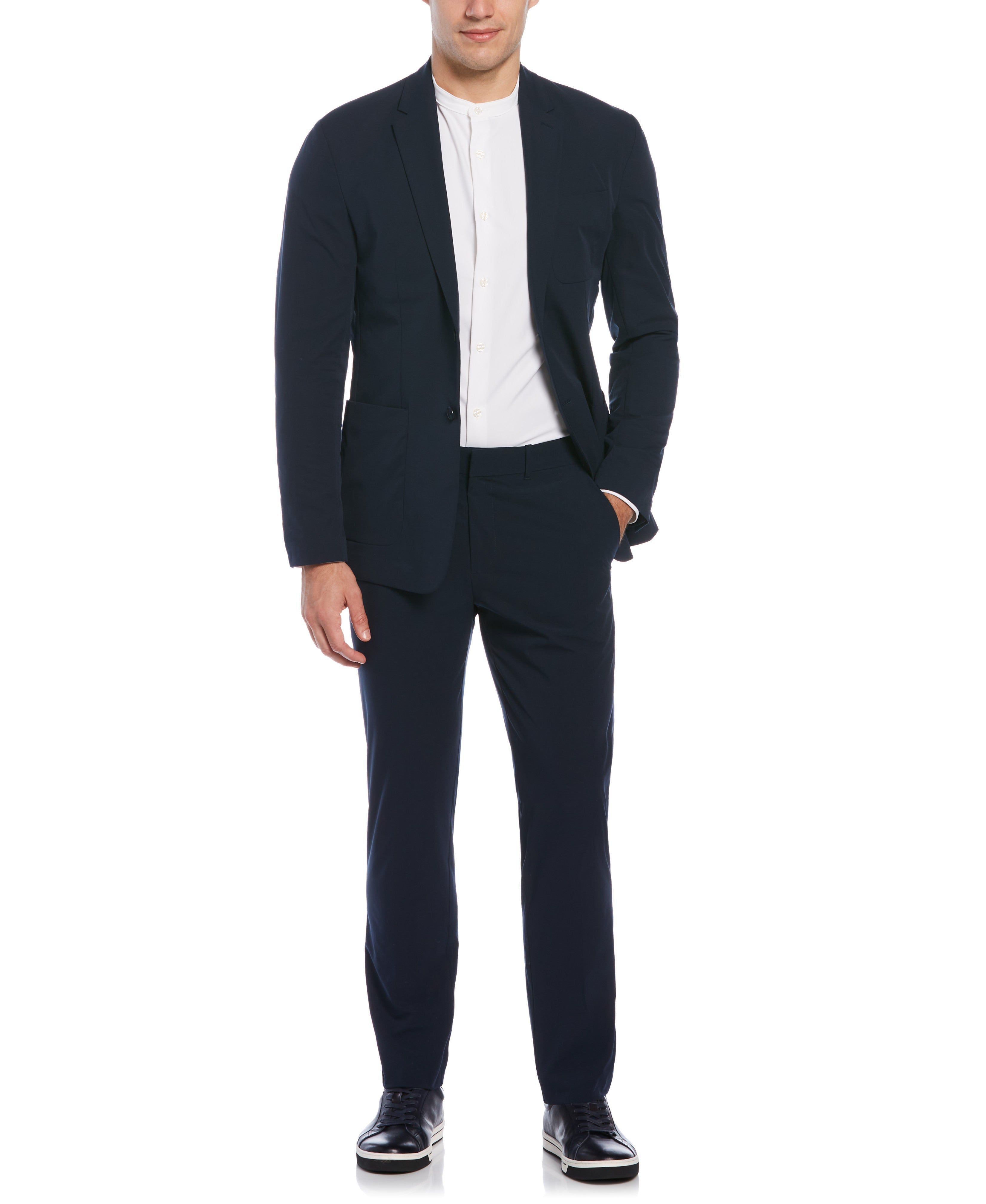 Very Slim Solid Tech Suit Jacket sold by Perry Ellis product image thumbnail 5