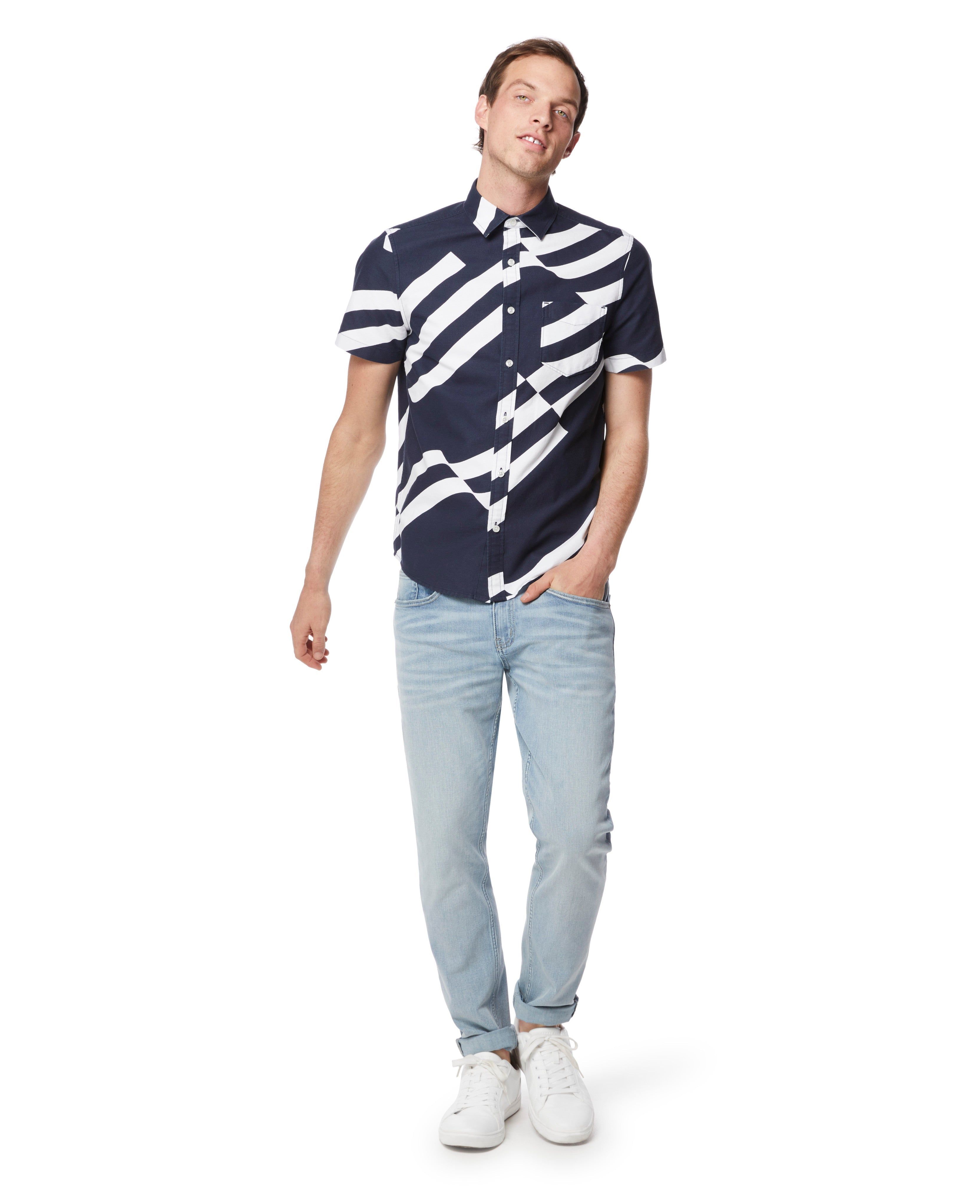 Flag Print Shirt sold by Perry Ellis product image thumbnail 4
