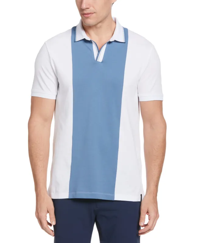 Color Block Polo sold by Perry Ellis