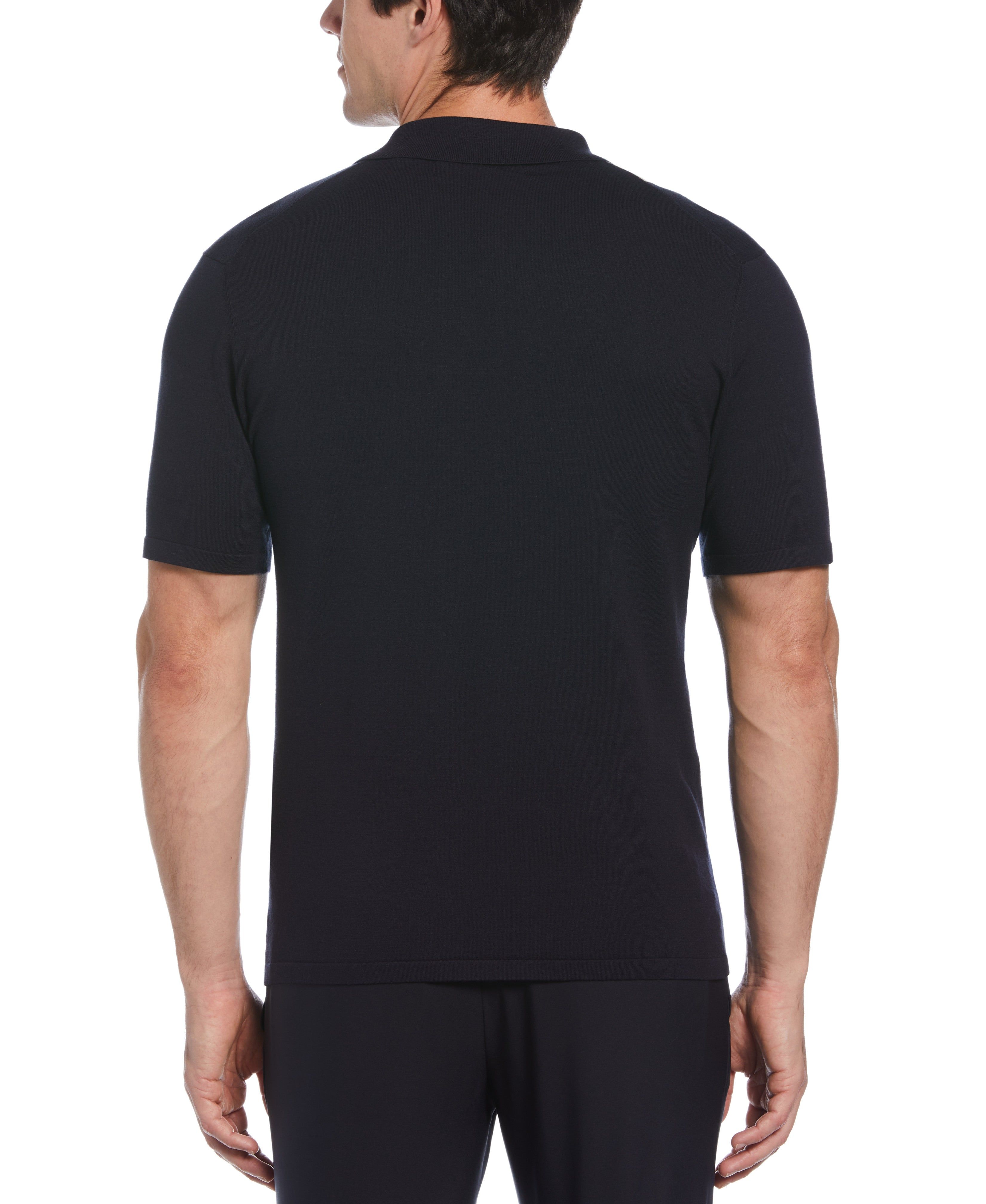 Tech Knit Color Block Zip Polo sold by Perry Ellis product image thumbnail 2