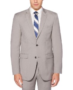 2 Piece Slim Fit Solid Beige Suit sold by Perry Ellis