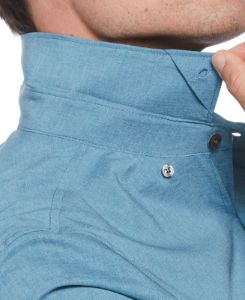 Slim Fit Total Stretch Button Down Shirt sold by Perry Ellis
