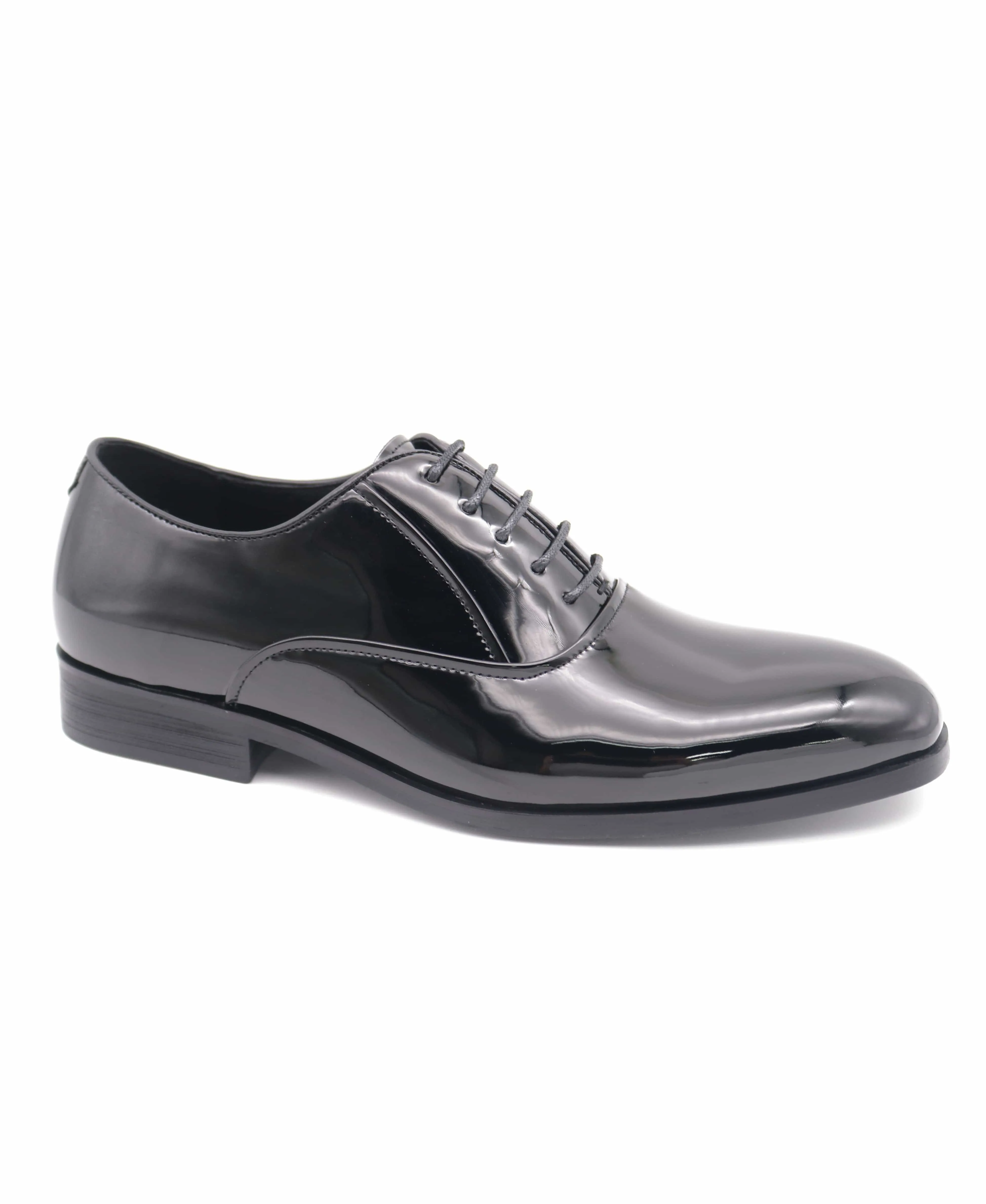 Faux Leather Oxford Pattent Shoe sold by Perry Ellis