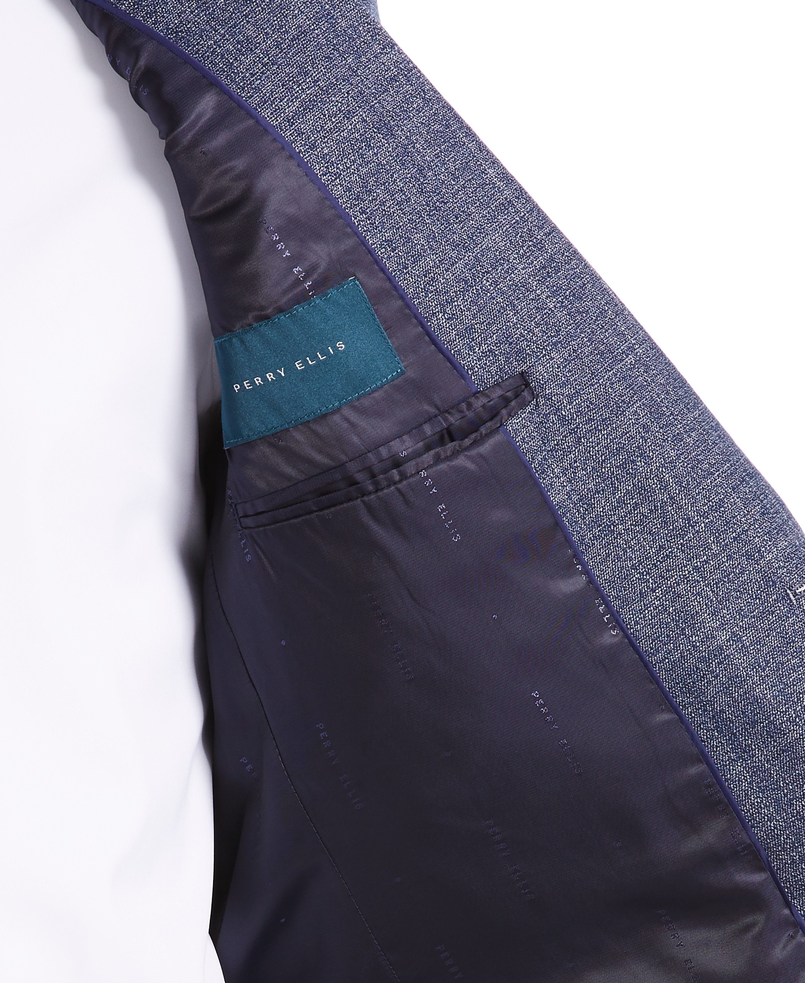 Slim Fit Crosshatch Suit Jacket sold by Perry Ellis product image thumbnail 3