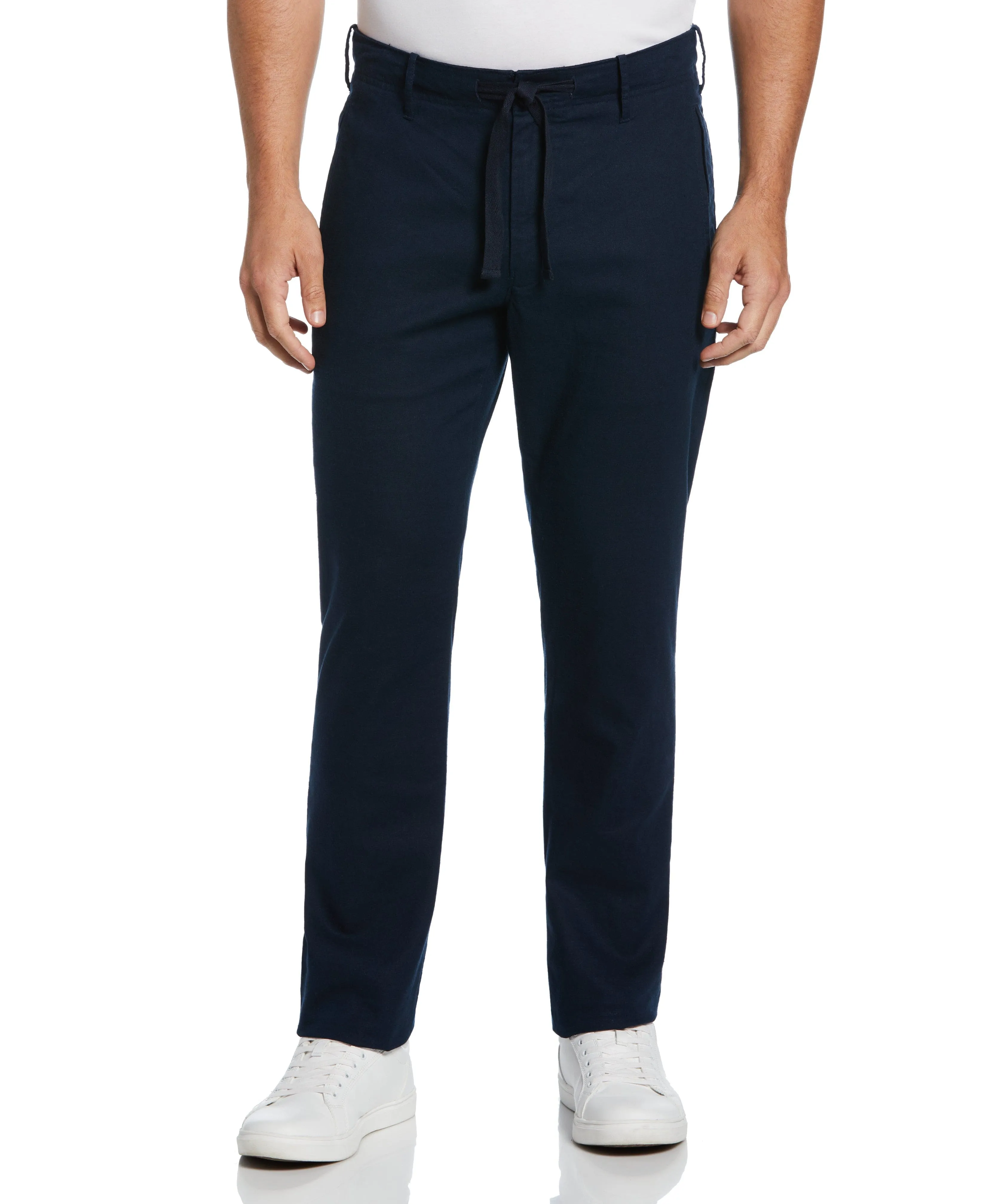 Slim Fit Linen Blend Stretch Pant sold by Perry Ellis