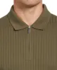 Quarter Zip Ribbed Polo sold by Perry Ellis
