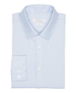 Slim Fit Non-Iron Solid Dress Shirt sold by Perry Ellis
