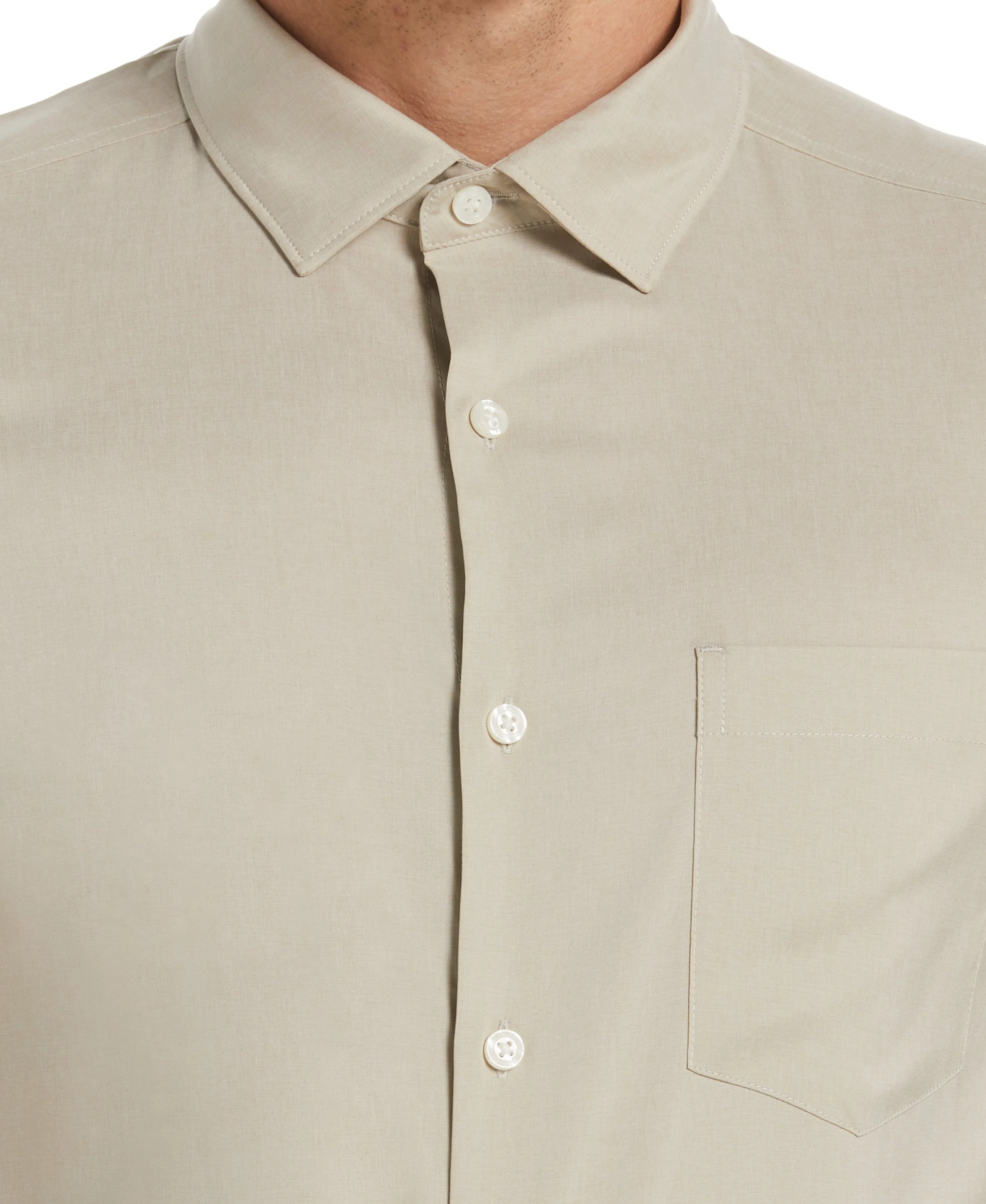 Tall Total Stretch Slim Fit Heather Shirt sold by Perry Ellis product image thumbnail 3