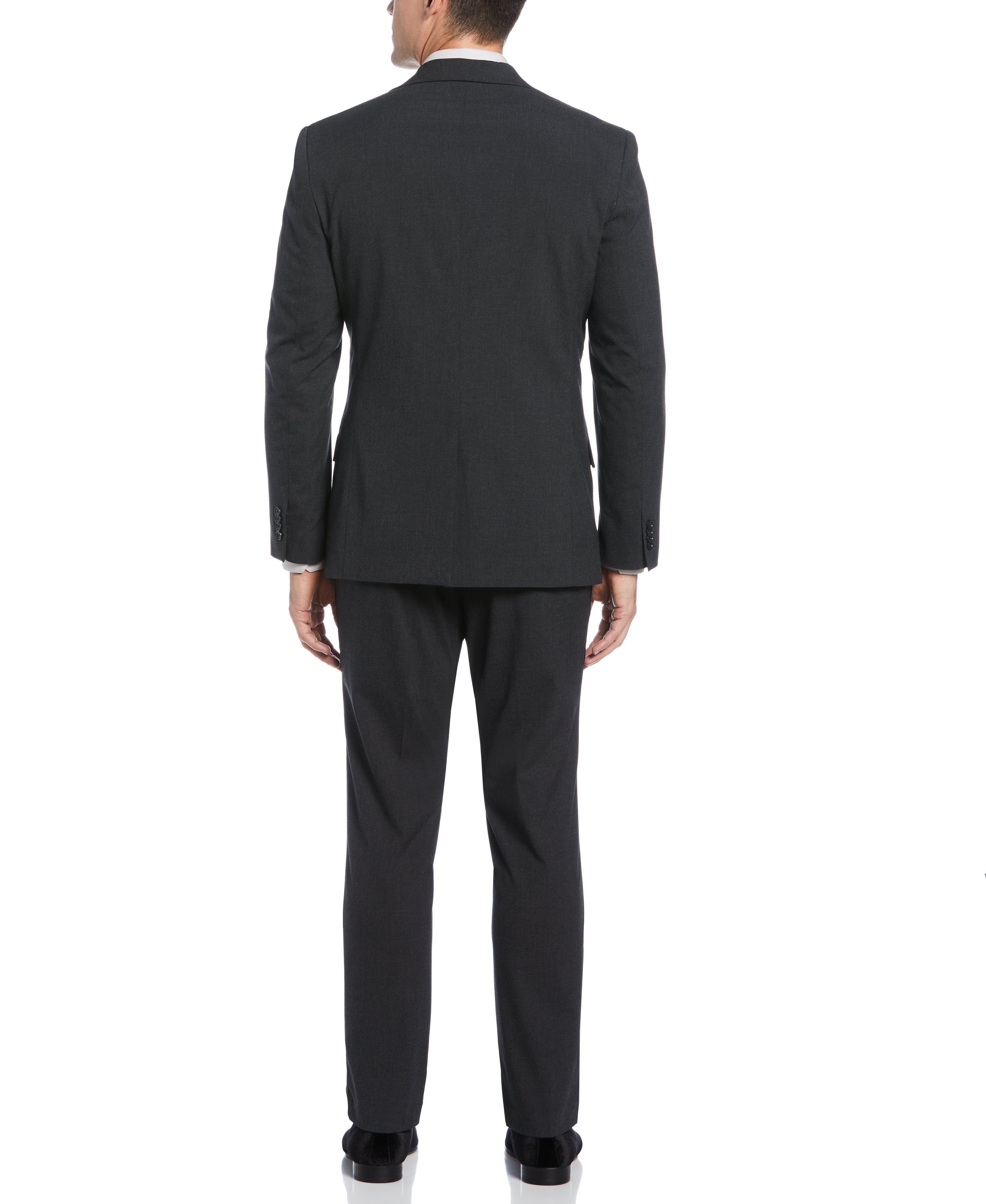 Slim Fit Charcoal Heather Contrast Tuxedo sold by Perry Ellis product image thumbnail 2