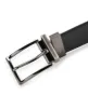 Wavy Black Leather Belt sold by Perry Ellis