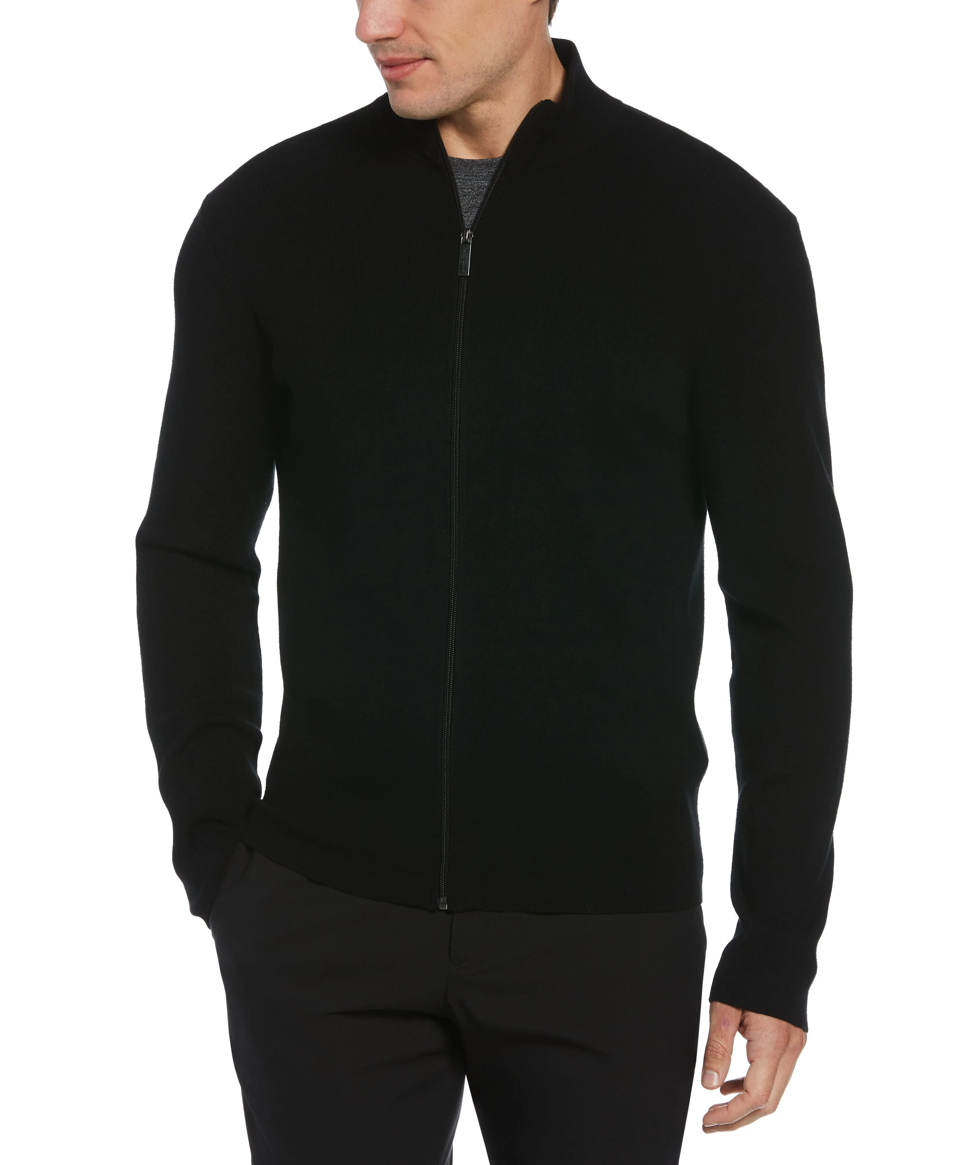 Tech Knit Jacket sold by Perry Ellis