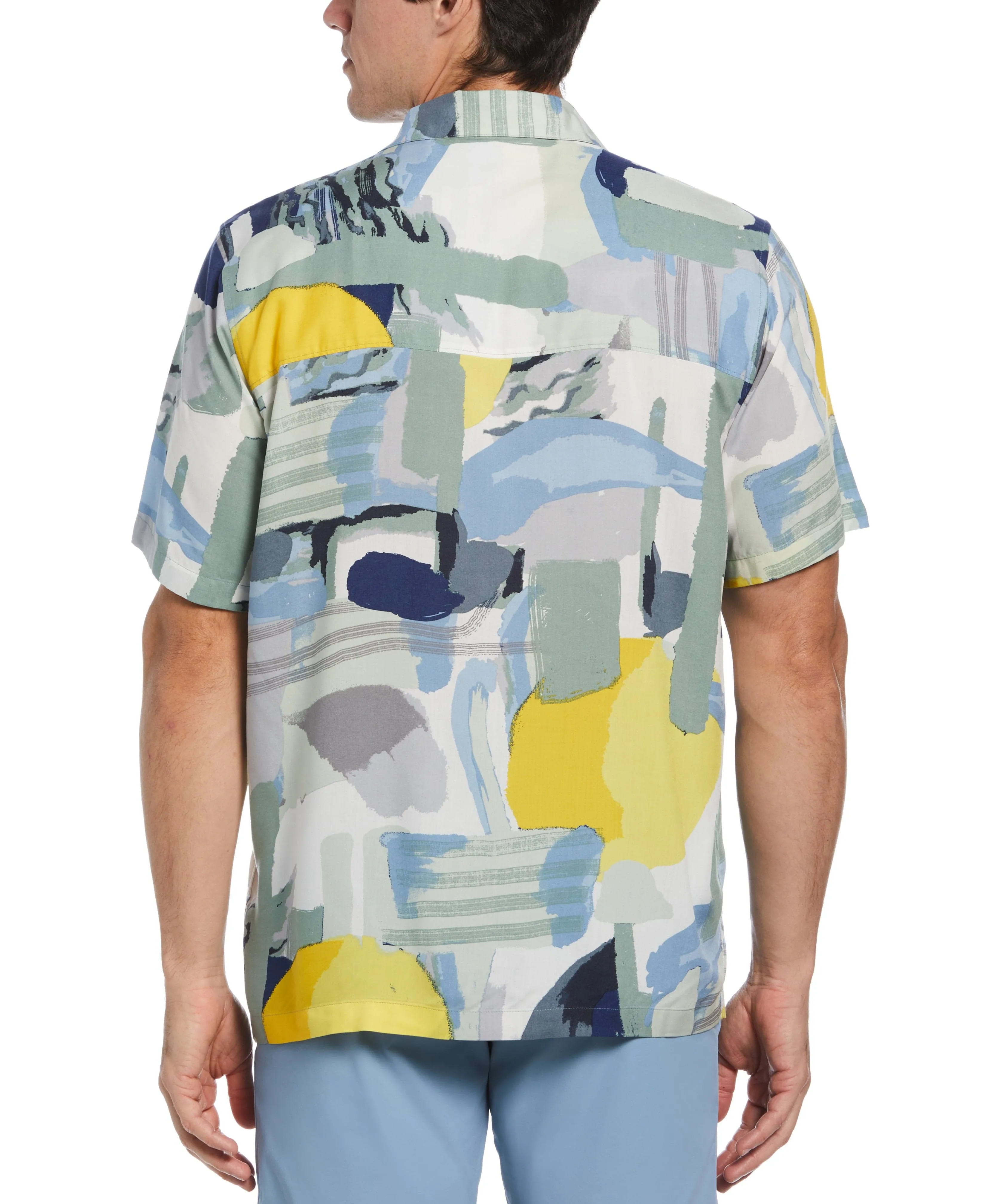 Graphic Print Soft Camp Collar Shirt sold by Perry Ellis product image thumbnail 2