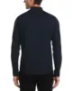 Untucked Total Stretch Slim Fit Banded Collar Shirt - Navy Blue sold by Perry Ellis