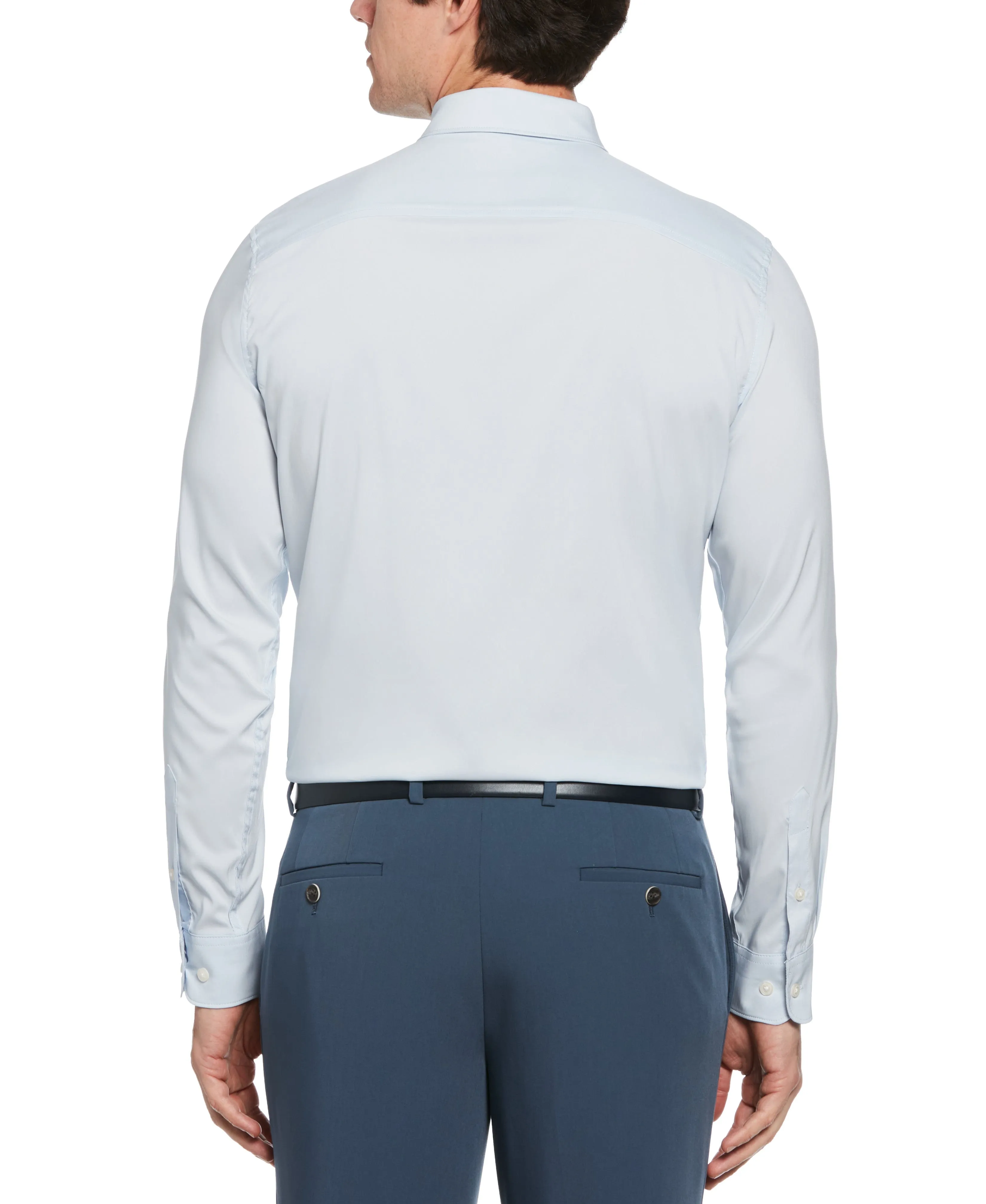 Total Stretch Slim Fit Heather Shirt sold by Perry Ellis product image thumbnail 2