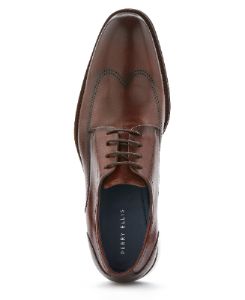 Genuine Leather Plain Toe Derby sold by Perry Ellis