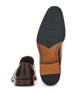 Genuine Leather Plain Toe Derby sold by Perry Ellis