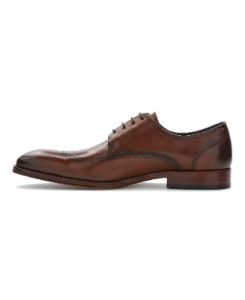 Genuine Leather Plain Toe Derby sold by Perry Ellis