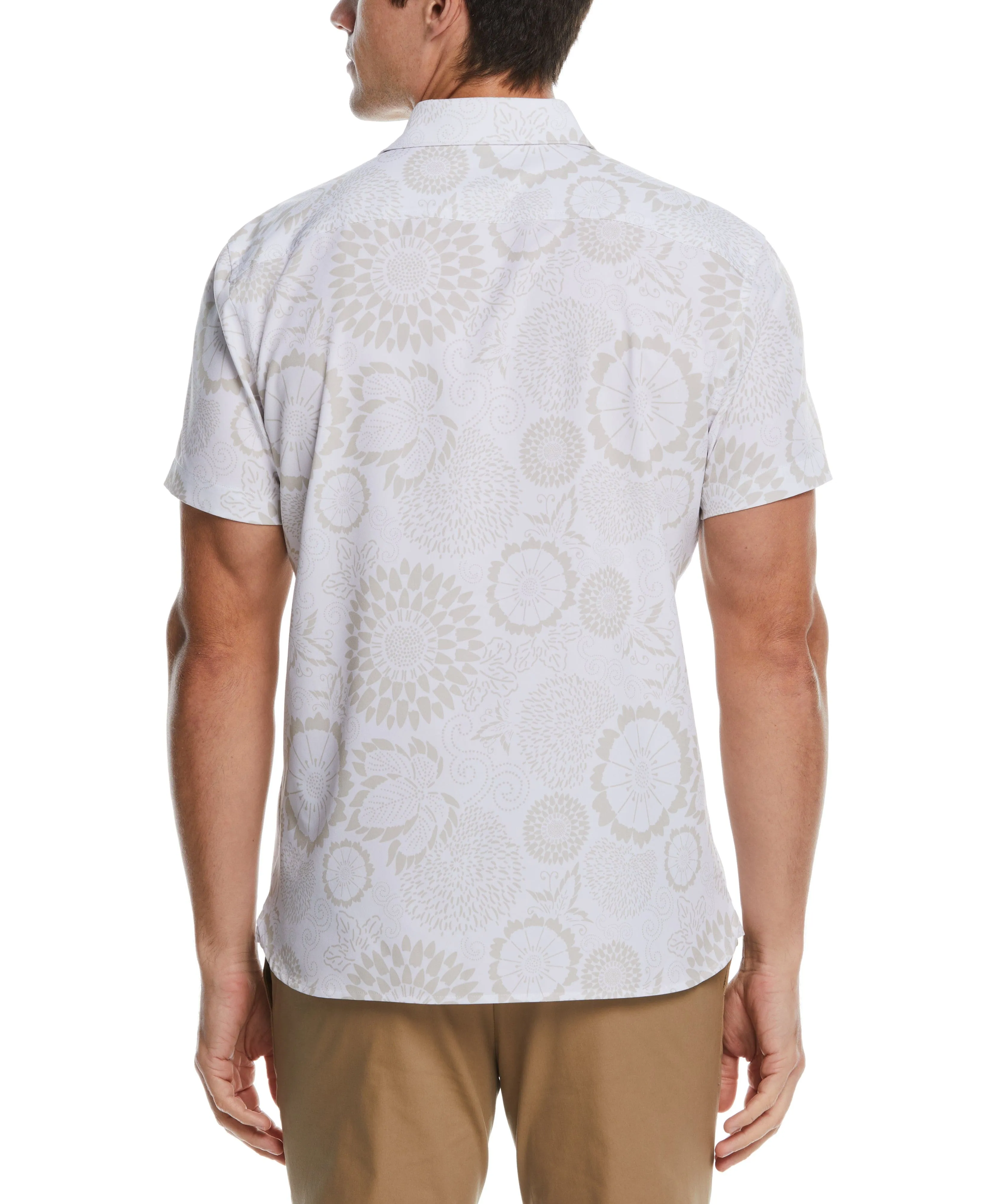 Total Stretch Tonal Floral Print Shirt sold by Perry Ellis product image thumbnail 2