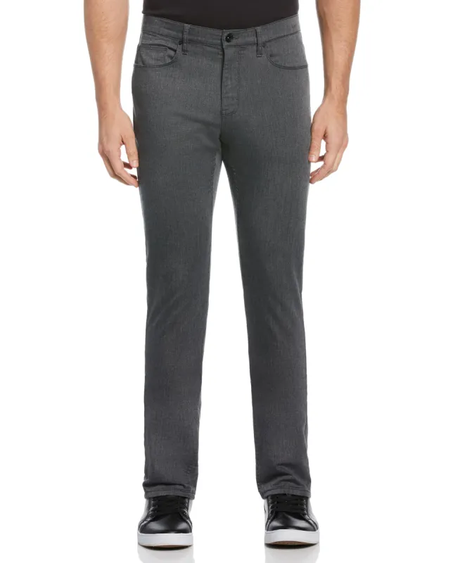 Skinny Fit Anywhere Five Pocket Pant made by Perry Ellis