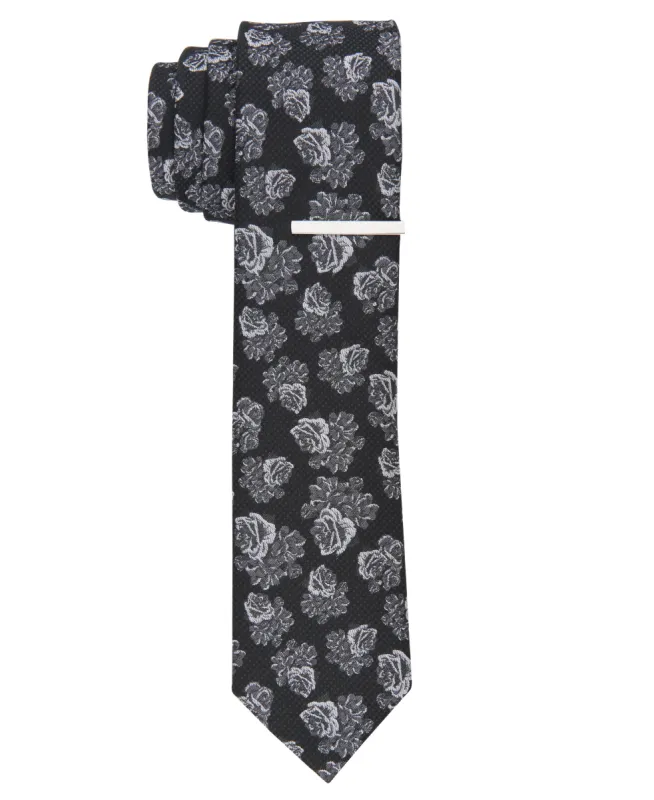 Goldes Floral TIe sold by Perry Ellis