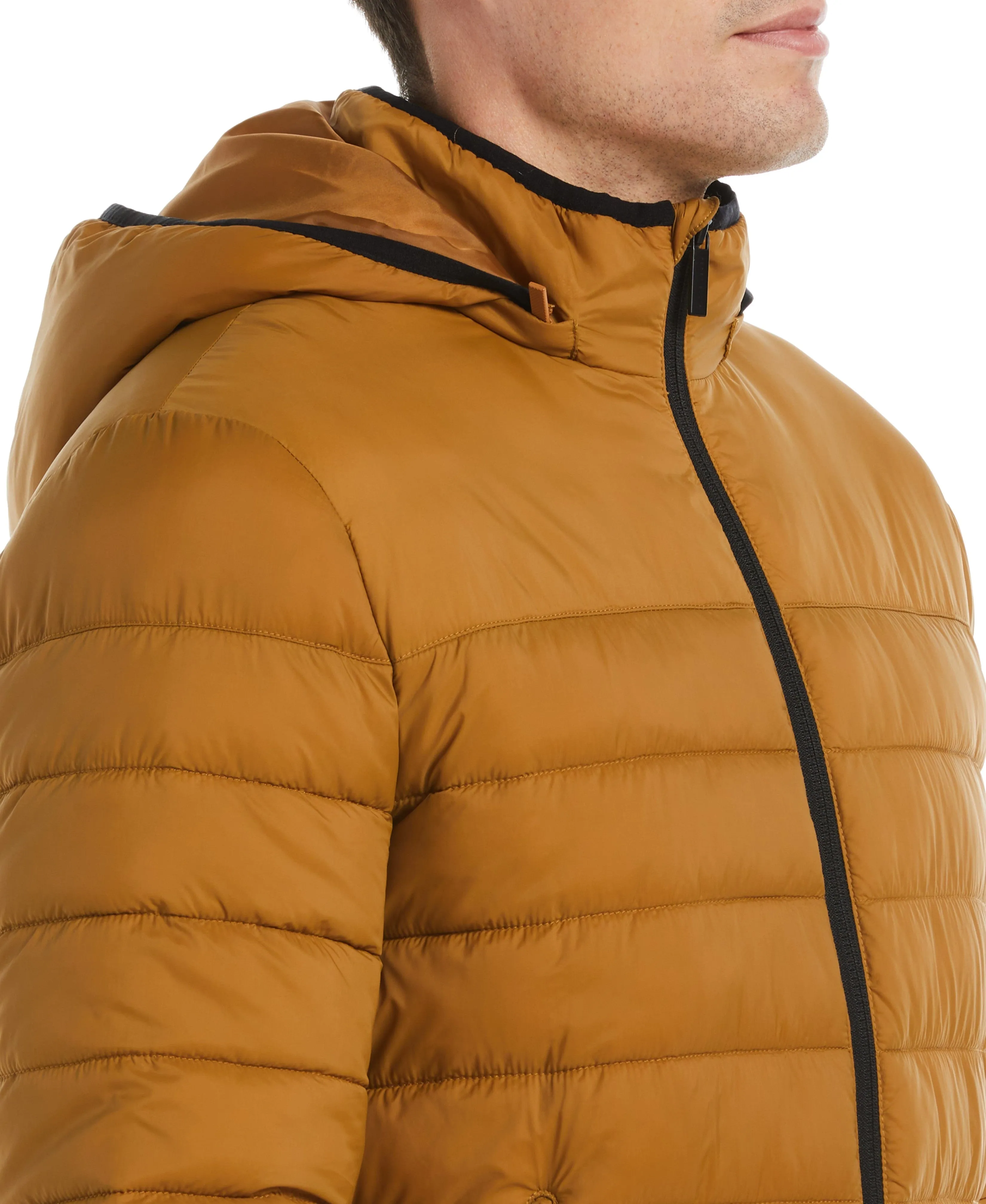 Lightweight Hooded Puffer Jacket sold by Perry Ellis product image thumbnail 4