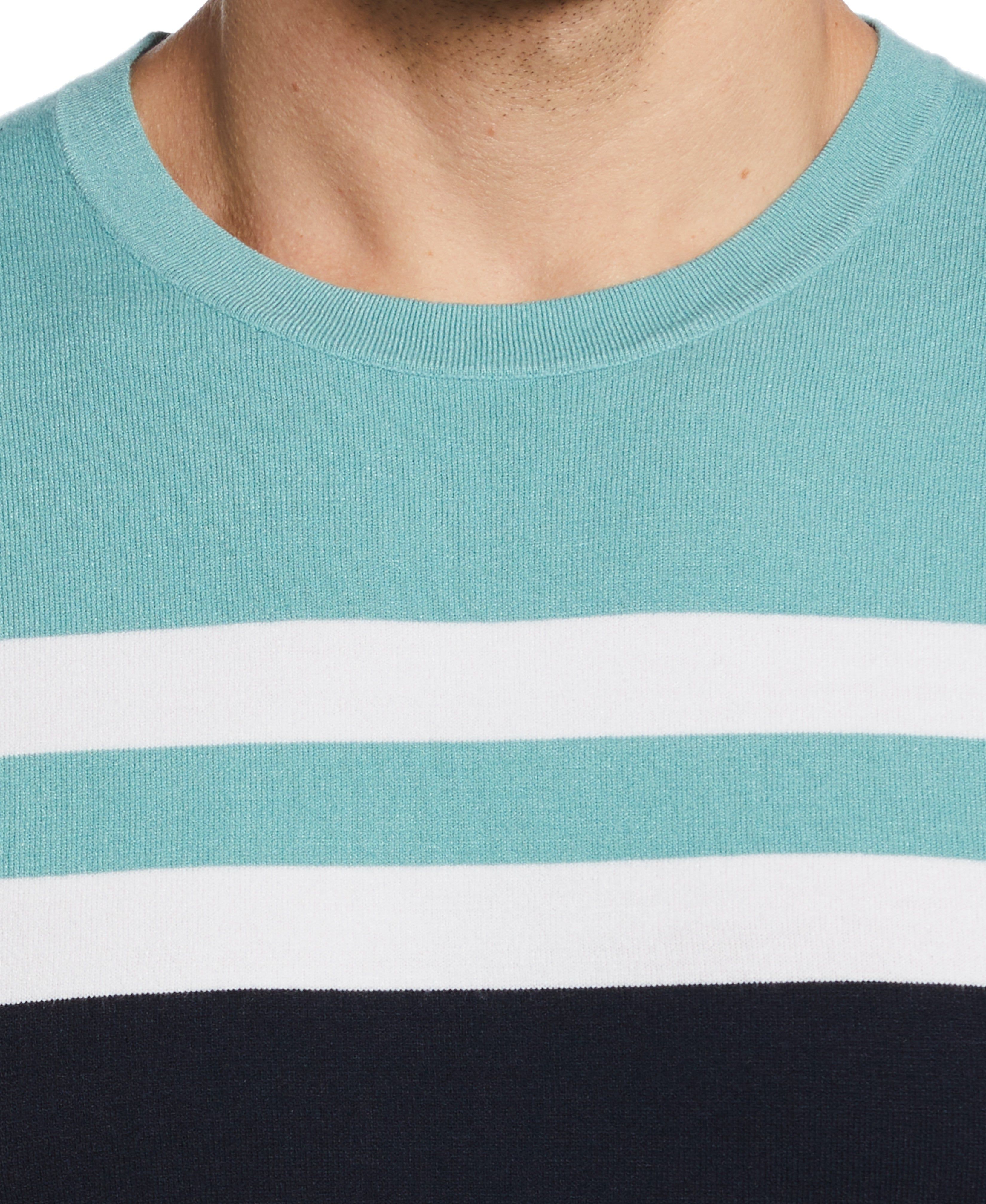 Tech Knit Chest Stripe Tee sold by Perry Ellis product image thumbnail 3