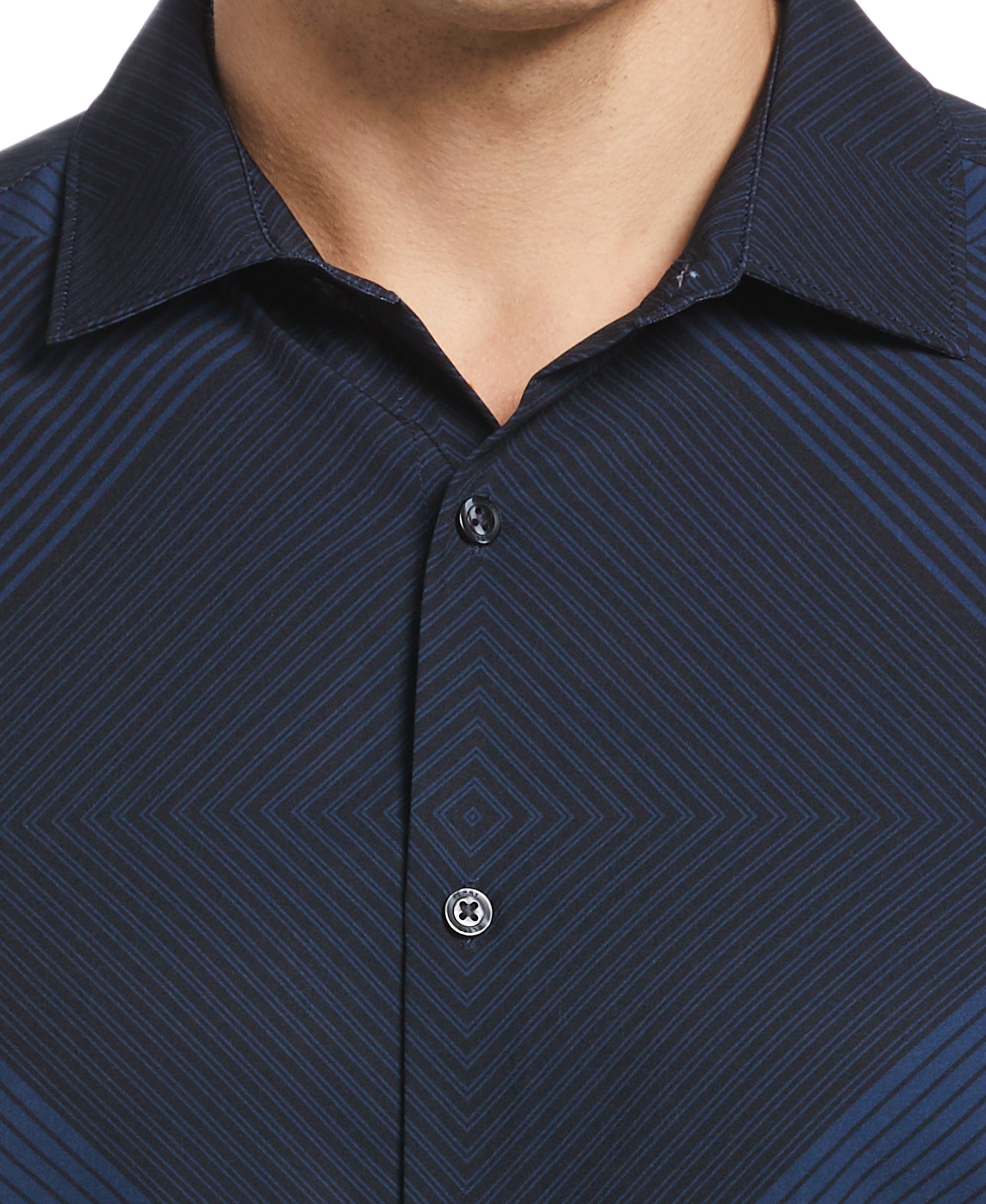 Slim Fit Regatta Print Stretch Shirt sold by Perry Ellis product image thumbnail 3