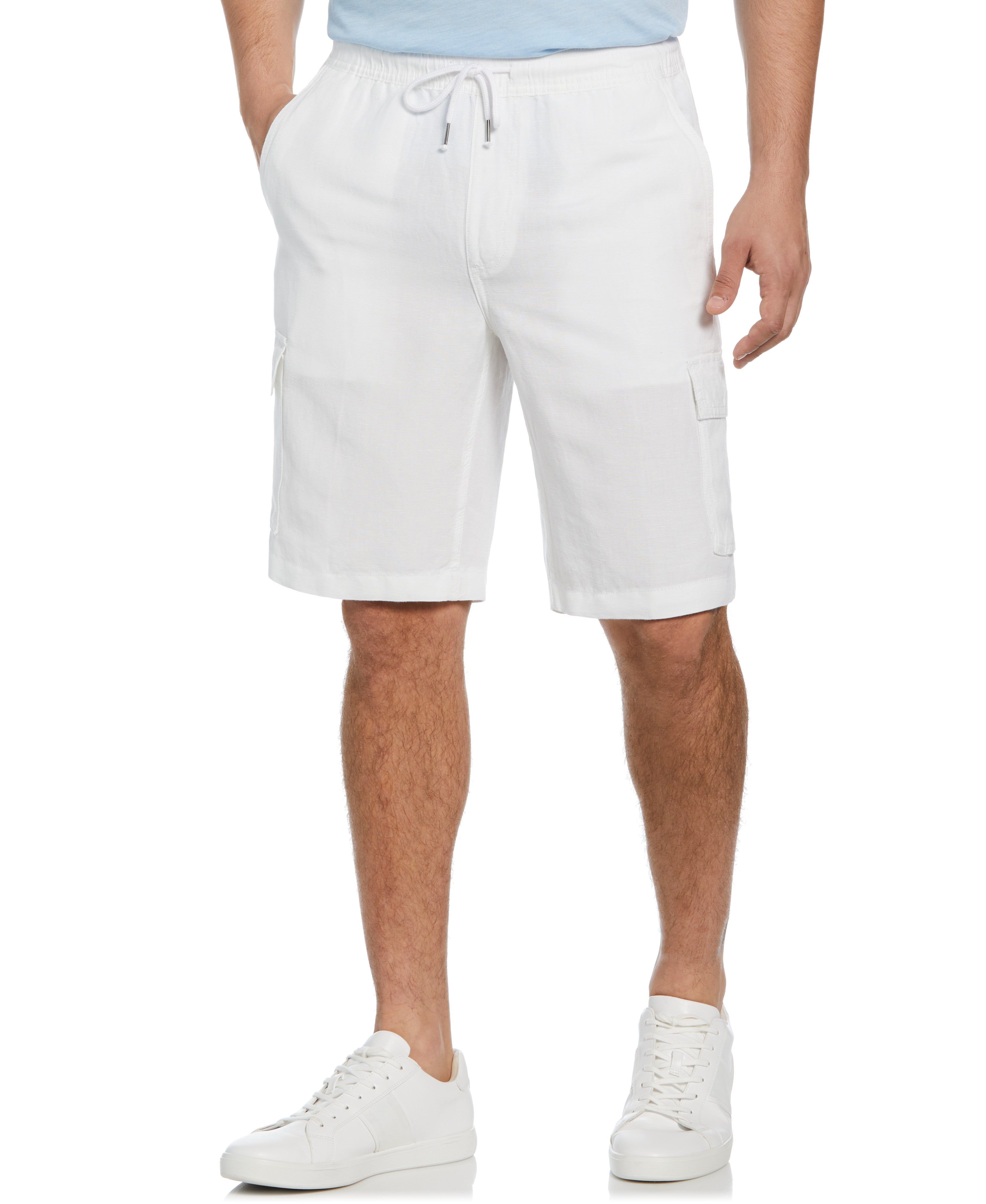 Cubavera™ Linen Blend Pull-On Cargo Short sold by Perry Ellis