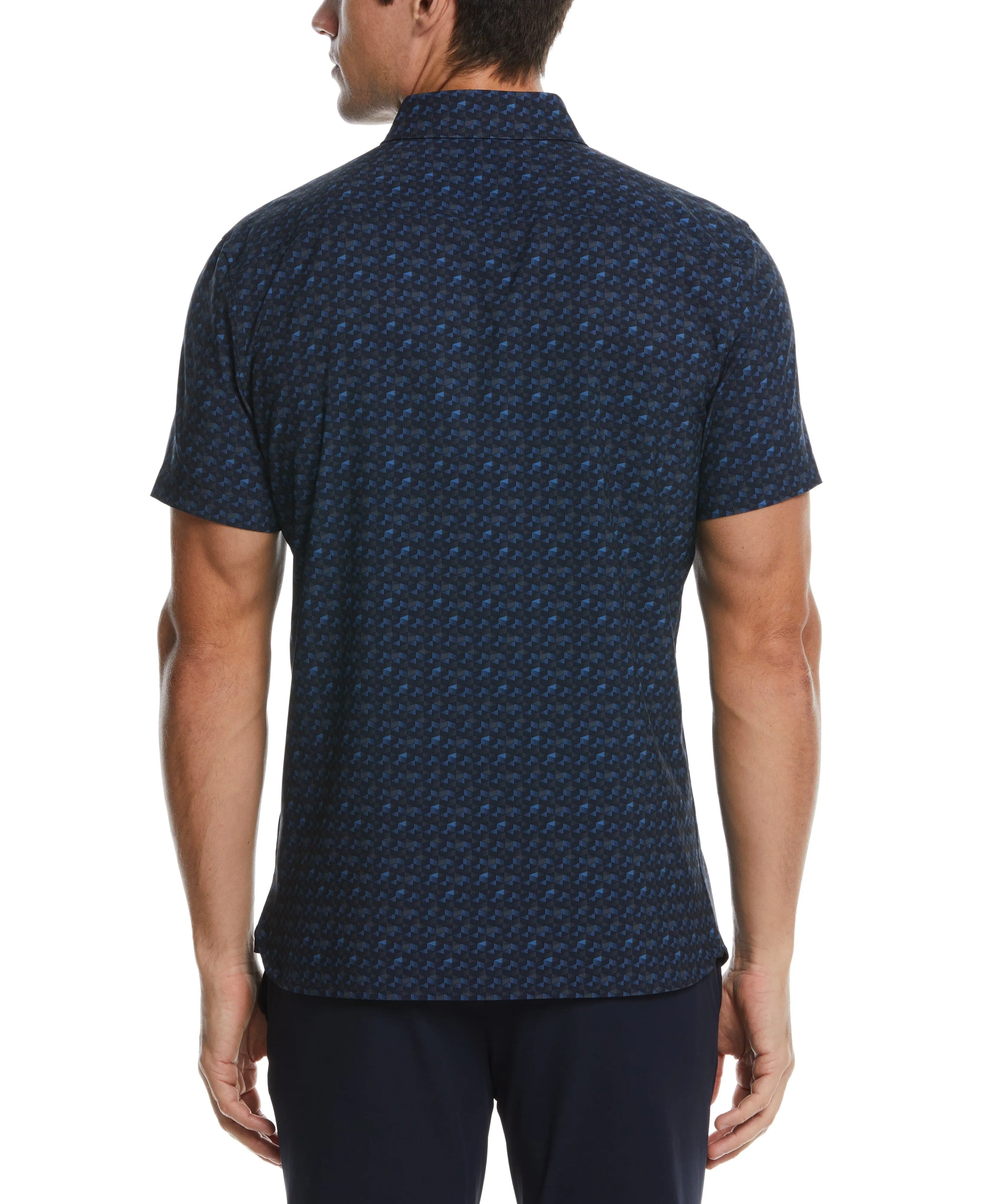 Total Stretch Geo Print Shirt sold by Perry Ellis product image thumbnail 2