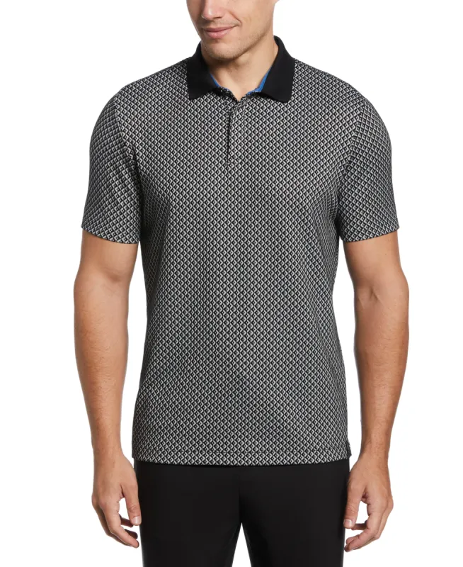Diamond Jacquard Polo sold by Perry Ellis