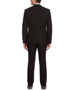 2 Piece Slim Fit Textured Suit sold by Perry Ellis