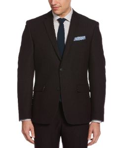 2 Piece Slim Fit Textured Suit sold by Perry Ellis