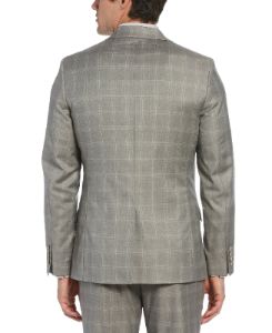 Slim Fit Stretch Windowpane Suit Jacket sold by Perry Ellis