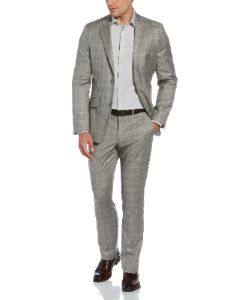 Slim Fit Stretch Windowpane Suit Jacket sold by Perry Ellis