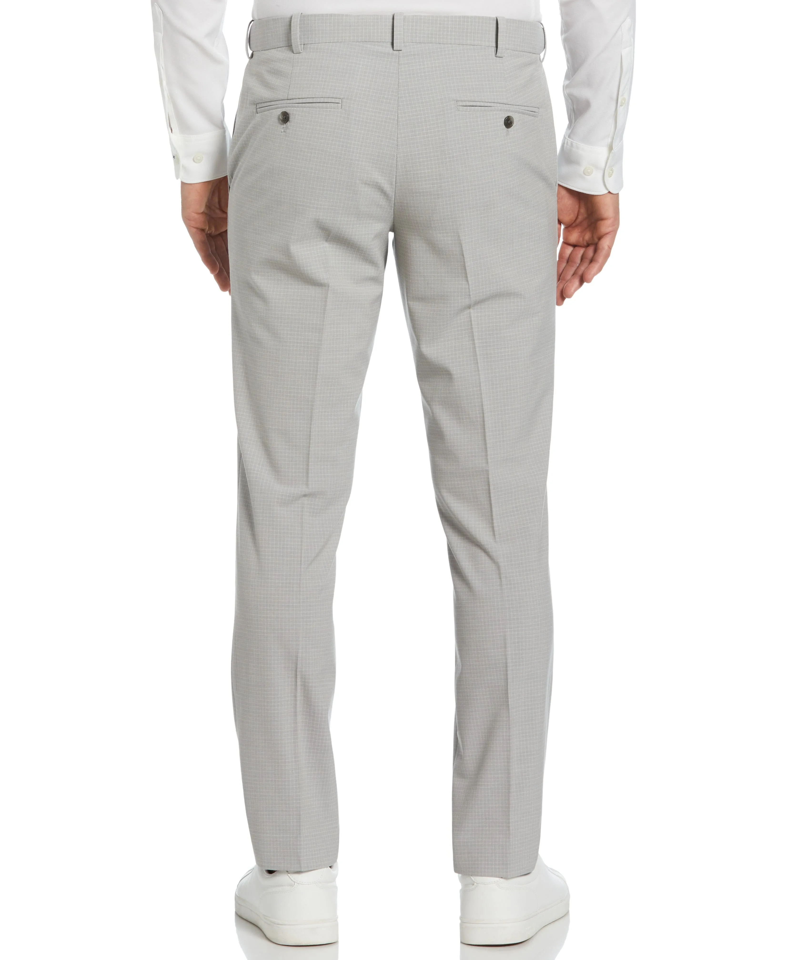 Slim Fit Subtle Micro Check Suit Pant sold by Perry Ellis product image thumbnail 2