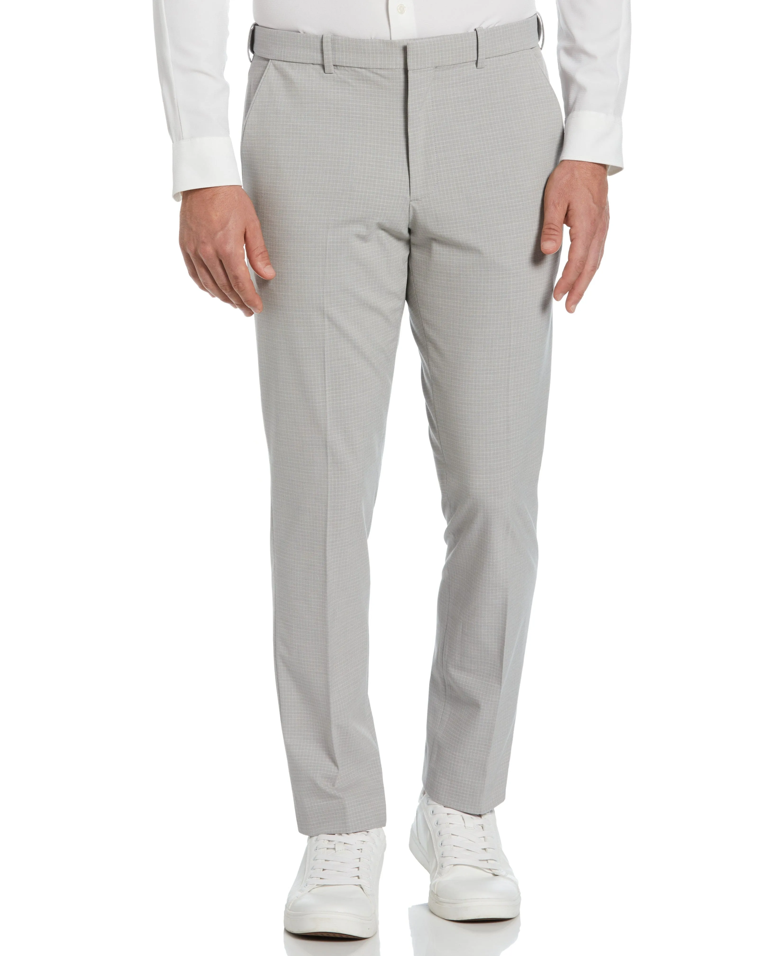 Slim Fit Subtle Micro Check Suit Pant sold by Perry Ellis