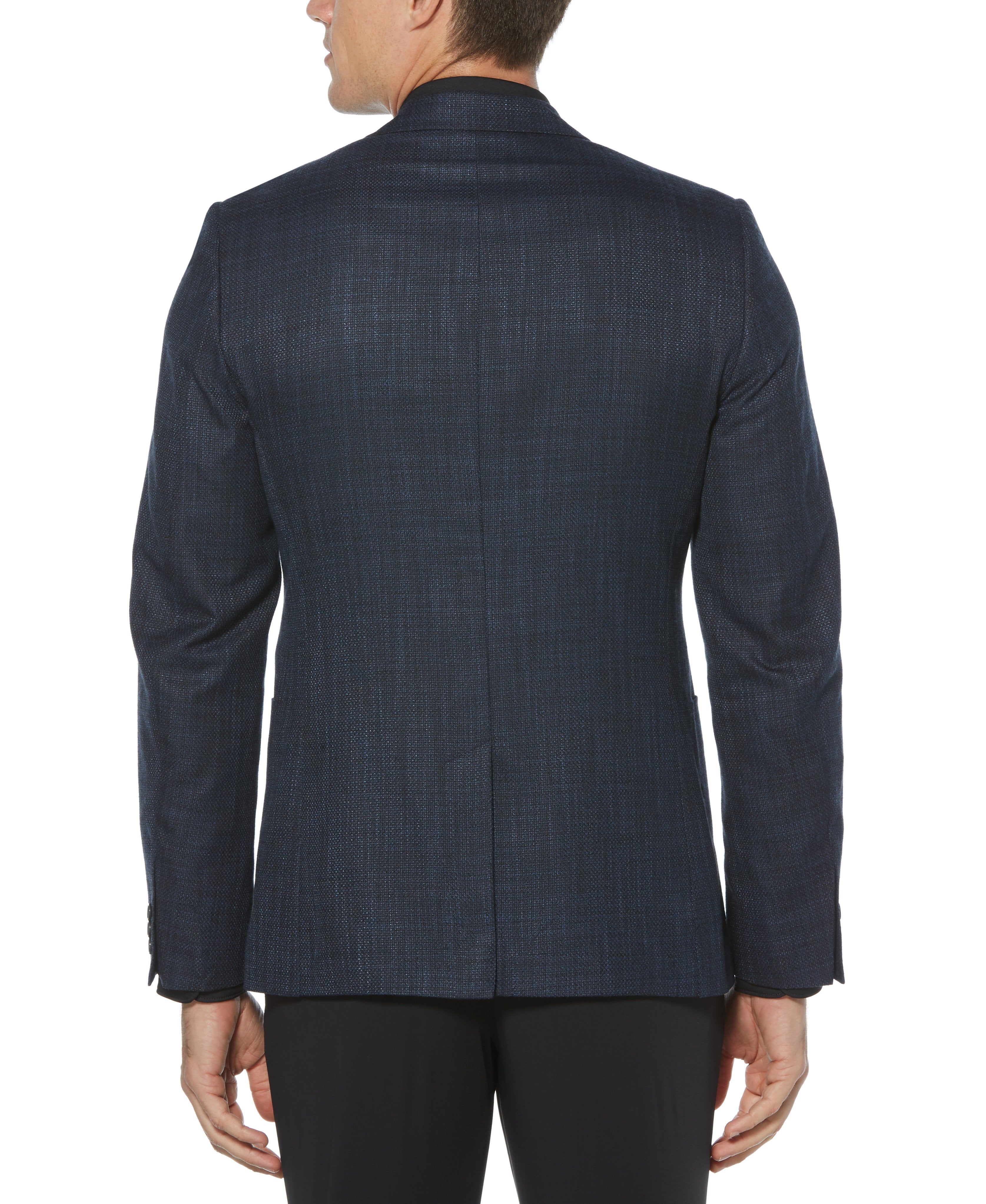 Slim Fit Solid Textured Sport Jacket sold by Perry Ellis product image thumbnail 2